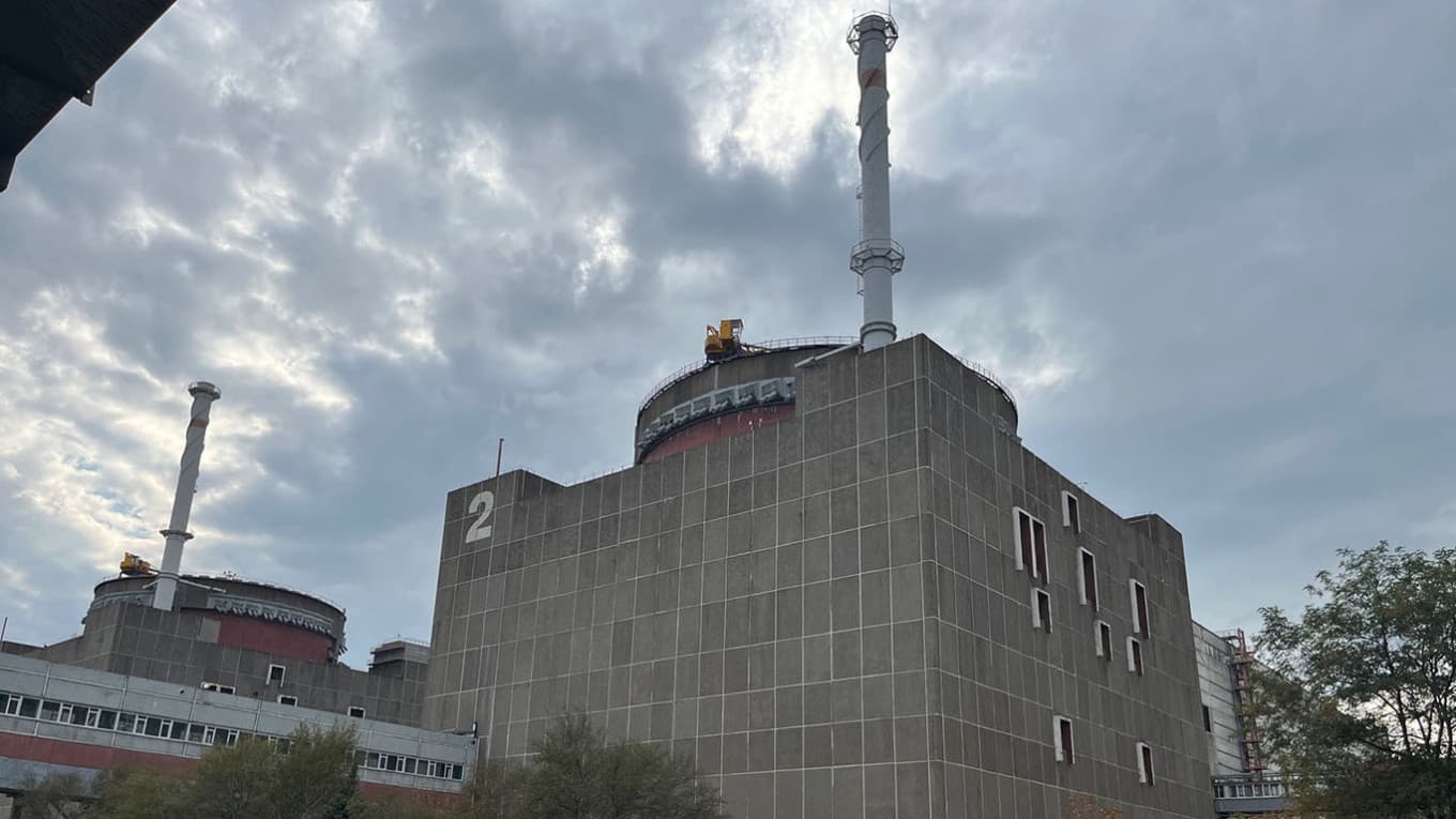 Photo d'illustration — Deux agents de la centrale de Zaporojie blessés par un drone ukrainien