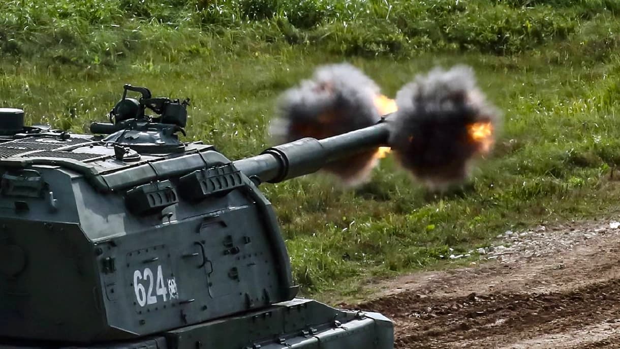Photo d'illustration — Zaporojie : l'artillerie russe détruit des points d'appui ukrainiens à Chirokoïe