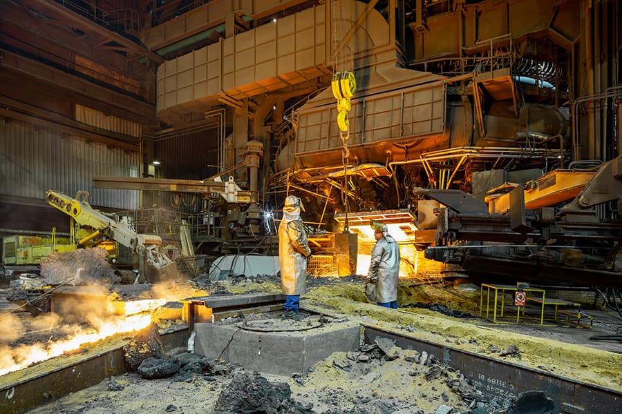 Photo d'illustration — Zéro tonne de fonte exportée d'Ukraine en août