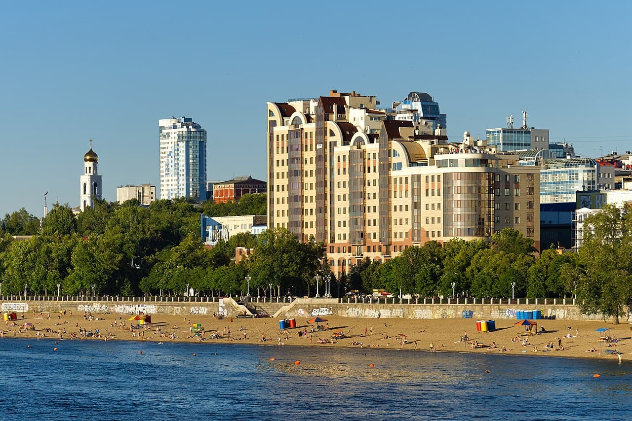 Samara. Volga river